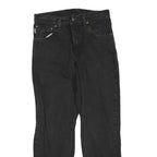 CARHARTT Womens Regular Black Denim Jeans W32 L30 Zip Pockets Casual Workwear