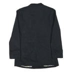 JOSIAH Mens Black Button Jacket M Polyester Blend Plain Classic Button Closure