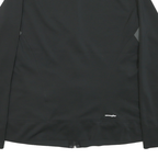 NEW BALANCE Womens Black & Grey Zip Jacket XL Polyester Blend Plain Casual