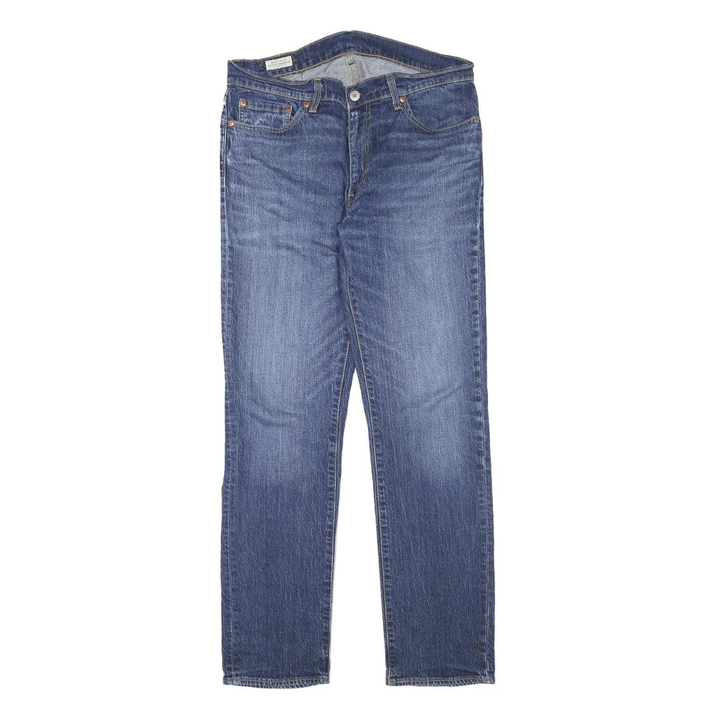 LEVI'S Mens Jeans Blue Regular Straight Denim Medium W32 L30 Classic Zip Cotton