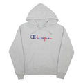 CHAMPION REVERSE WEAVE Womens Grey Hoodie M Cotton Blend Pullover Casual