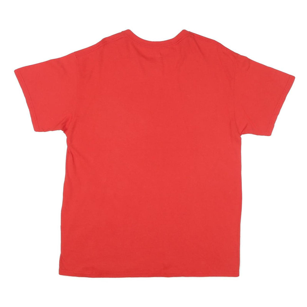 MLB Mens Red St Louis Cardinals Graphic T-Shirt L Short Sleeve Crew Neck