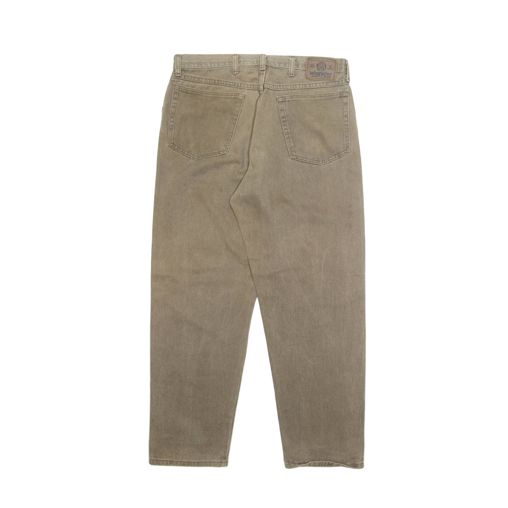 WRANGLER Mens Trousers Beige Regular Tapered W34 L30