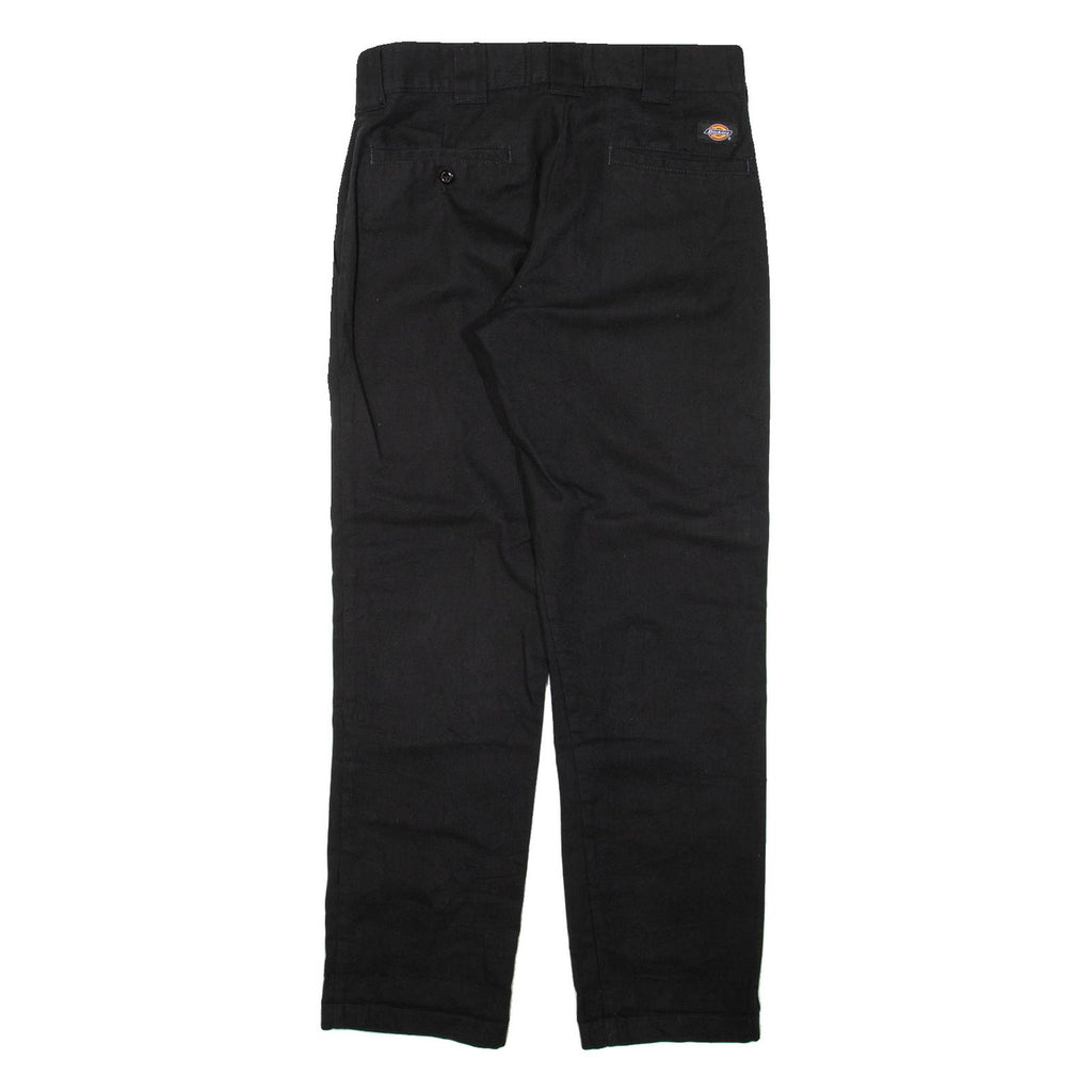 DICKIES Mens Trousers Black Regular Straight W28 L29