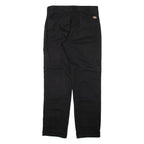 DICKIES Mens Trousers Black Regular Straight W28 L29