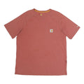 CARHARTT Womens Rust Orange Pocket T-Shirt L Short Sleeve Crew Neck Workwear