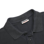 KAPPA Mens Black Short Sleeve Logo Embroidered Polo Shirt M Cotton Blend