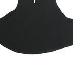 ZARA Womens Black Flared Sleeveless Round Neck Top XS Elegant Casual