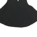 ZARA Womens Black Flared Sleeveless Round Neck Top XS Elegant Casual