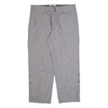 LEVI'S Womens Trousers Grey Regular Straight W32 L25