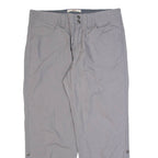 LEVI'S Womens Trousers Grey Regular Straight W32 L25