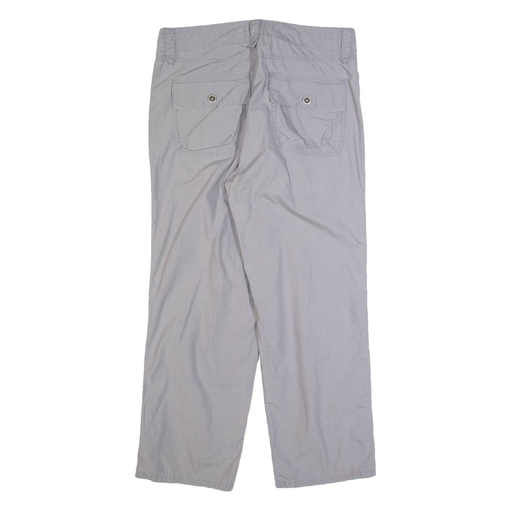 LEVI'S Womens Trousers Grey Regular Straight W32 L25