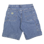 LEE Mens Shorts Blue Casual Denim L W34 Pocketed Classic Fit