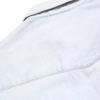 LEVI'S Mens Blue Denim Shirt L Western Style Long Sleeve Cotton Blend Casual
