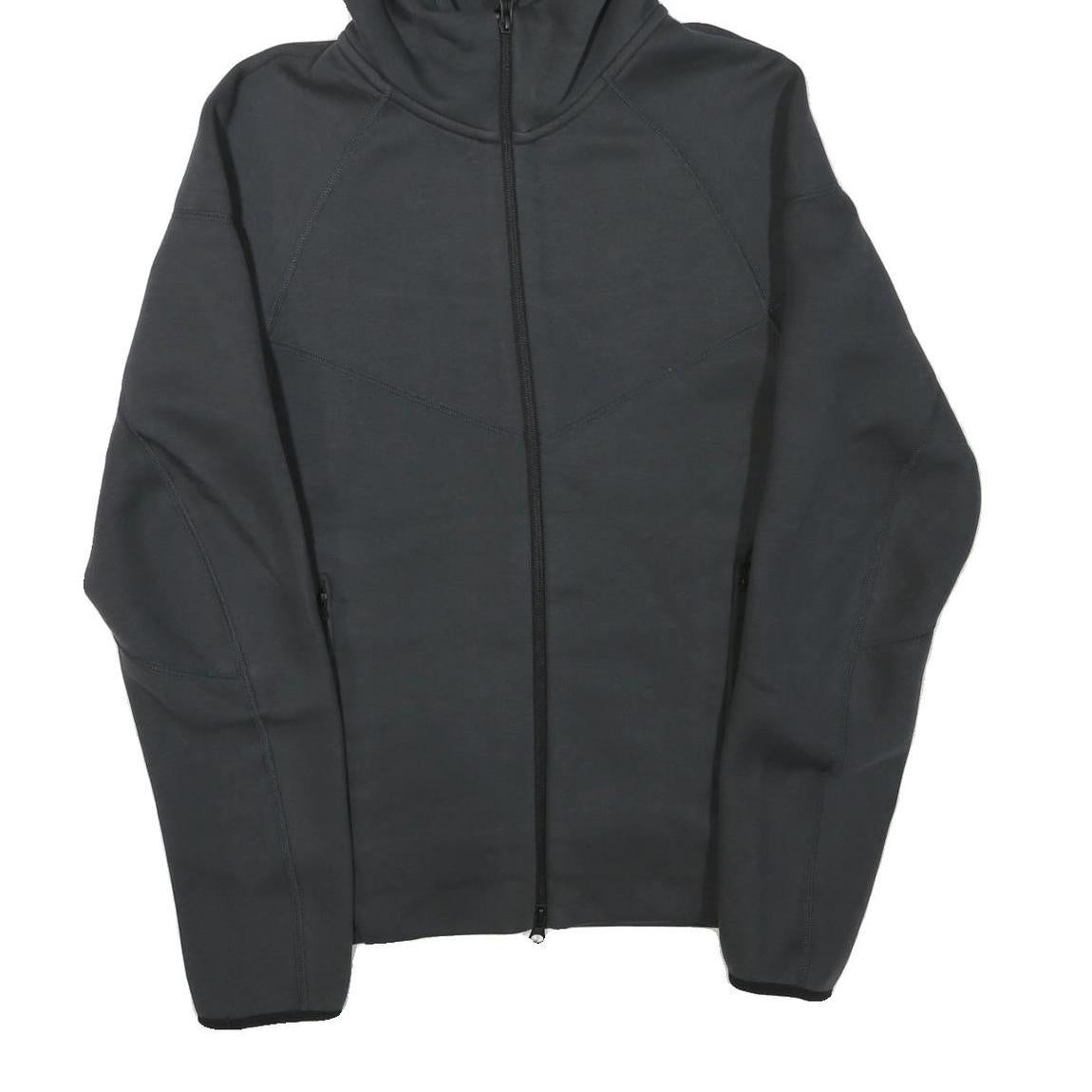 NIKE Mens Black Pullover Hoodie XS Lightweight Zip-Up Sports Sweatshirt