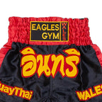 EAGLES GYM Thai Boxing Mens Sports Shorts Red Relaxed XS W22