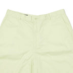 LANDS END Womens Chino Shorts Yellow Classic M W32