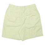 LANDS END Womens Chino Shorts Yellow Classic M W32
