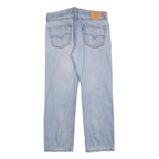 LEVI'S 505 Mens Jeans Blue Regular Straight Denim Light W34 L29 Classic Zip