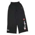 CHAMPION REVERSE WEAVE Womens Joggers Black L W30 L32 Relaxed Wide-Leg Cotton