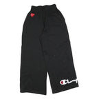 CHAMPION REVERSE WEAVE Womens Joggers Black L W30 L32 Relaxed Wide-Leg Cotton