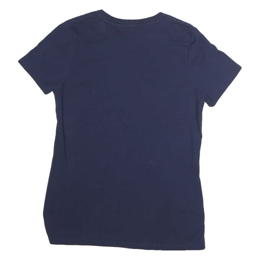 RUSSELL ATHLETIC Mens Navy Blue Ballers Graphic T-Shirt M Short Sleeve Crew Neck