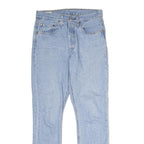 LEVI'S 501S Mens Jeans Blue Regular Straight Denim Light W28 L27 Classic Fit