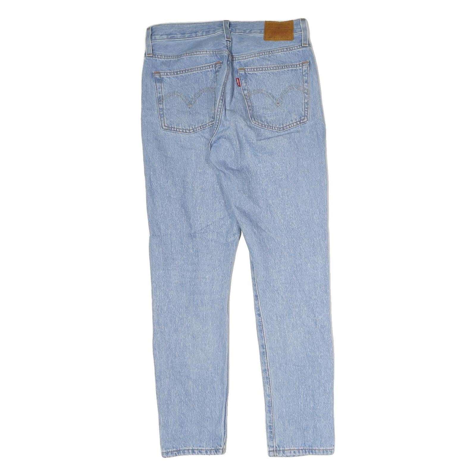 LEVI'S 501S Mens Jeans Blue Regular Straight Denim Light W28 L27 Classic Fit