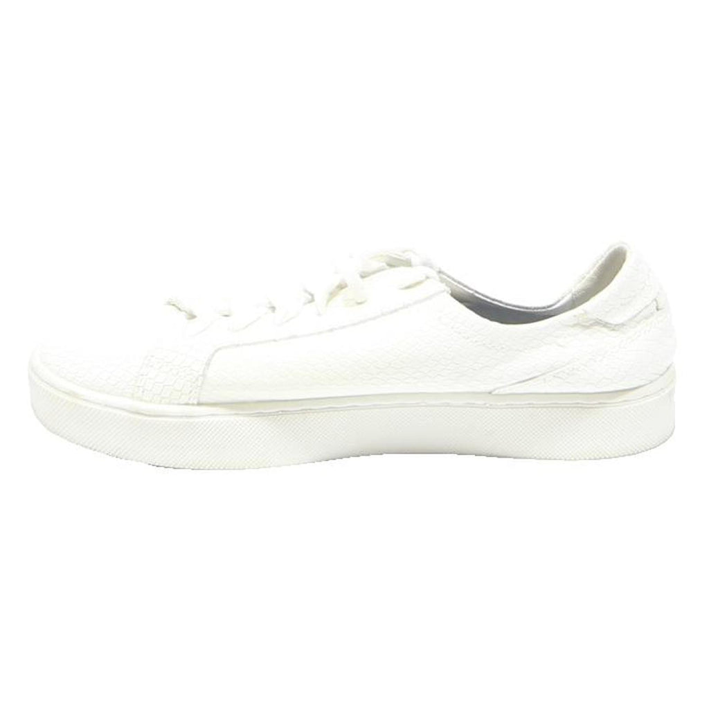 ZARA Womens Lace-Up Trainers White Leather UK 4 Casual Comfortable Premium