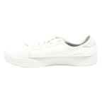 ZARA Womens Lace-Up Trainers White Leather UK 4 Casual Comfortable Premium