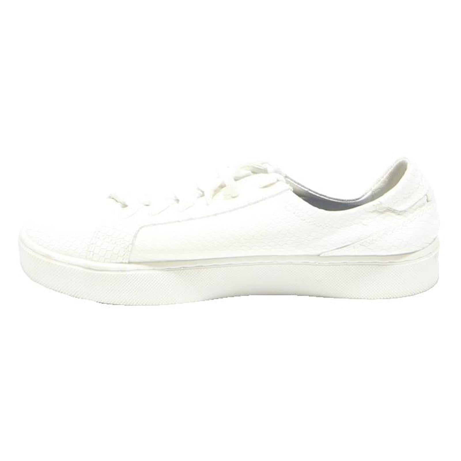ZARA Womens Lace-Up Trainers White Leather UK 4 Casual Comfortable Premium