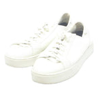 ZARA Womens Lace-Up Trainers White Leather UK 4 Casual Comfortable Premium