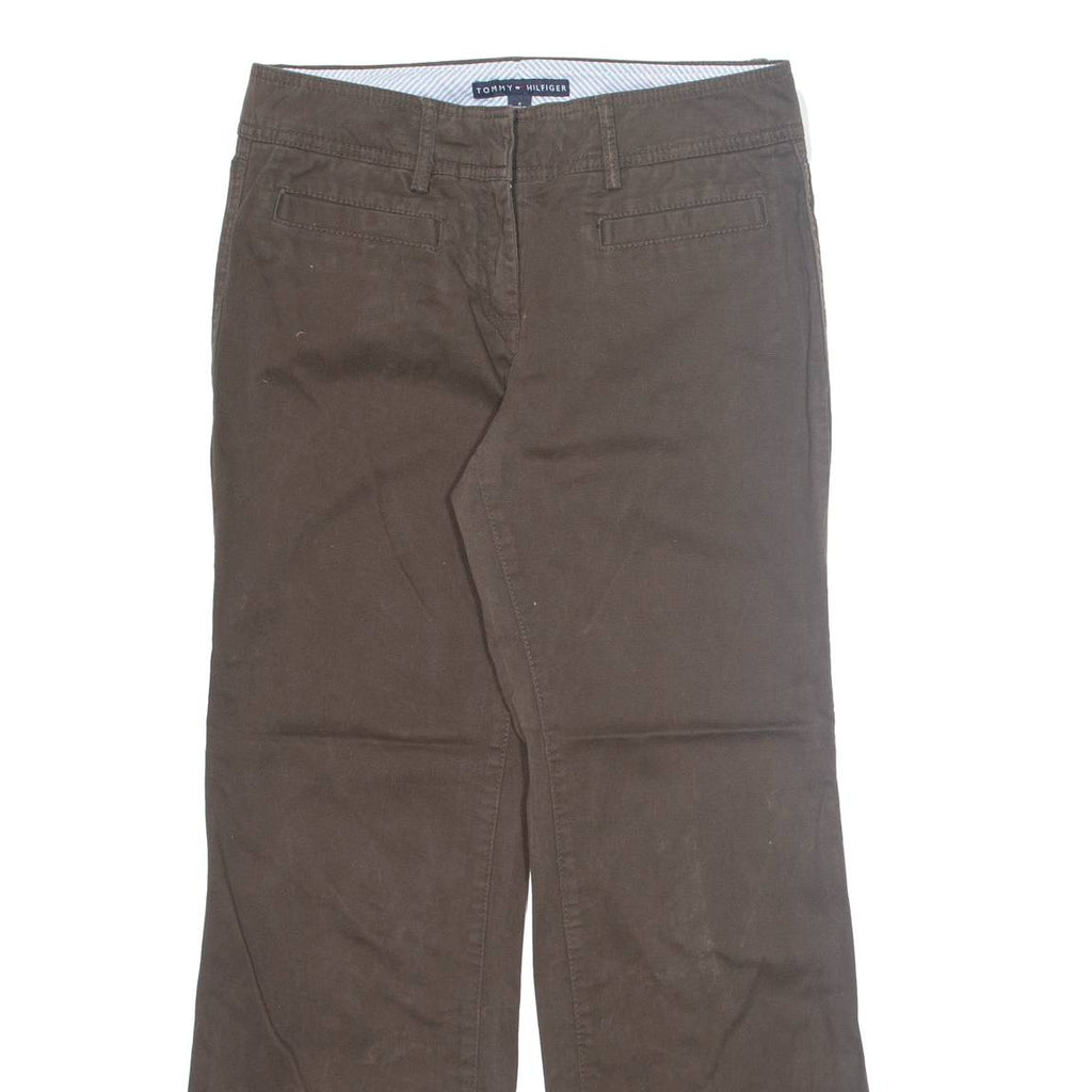 TOMMY HILFIGER Chino Mens Trousers Brown Regular Straight W28 L28