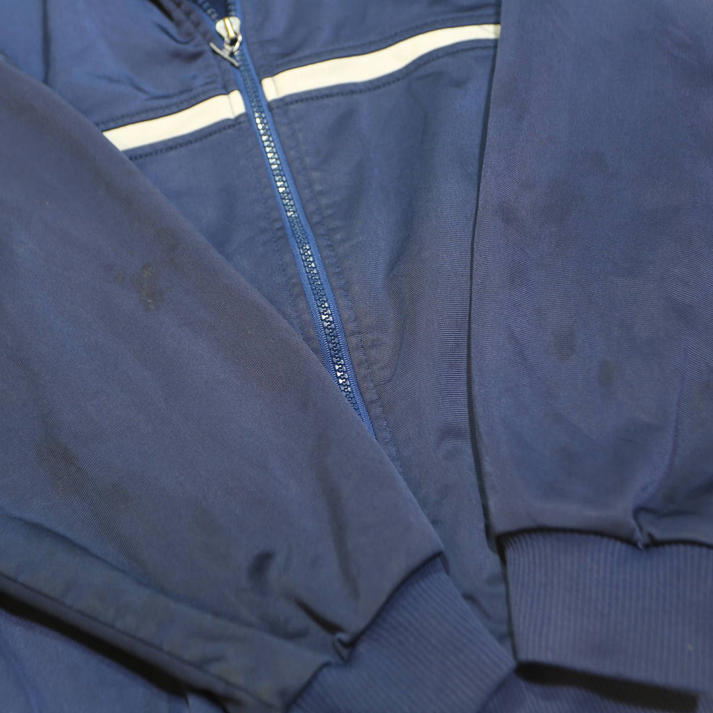 PUMA Mens Blue Zip Track Jacket L Polyester Blend Plain Casual Sportswear