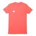NEW BALANCE Womens Red T-Shirt XS Short Sleeve Crew Neck Sportswear Casual Fit