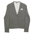MARC O'POLO Womens Grey Button Jacket L Cotton Blend Casual Stylish
