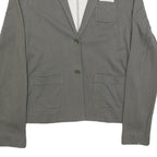 MARC O'POLO Womens Grey Button Jacket L Cotton Blend Casual Stylish