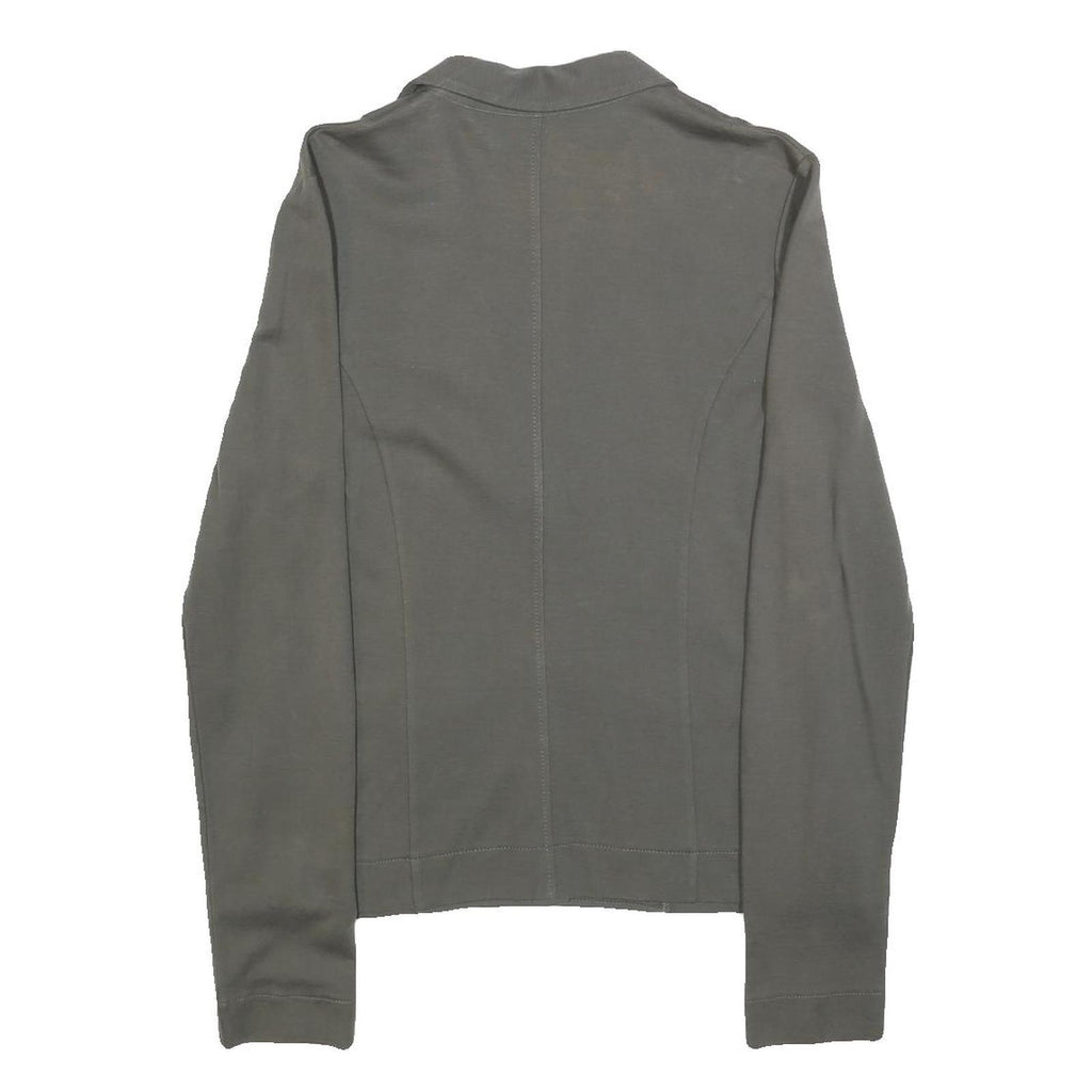 MARC O'POLO Womens Grey Button Jacket L Cotton Blend Casual Stylish