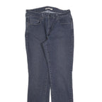 LEVI'S Womens 505 Regular Fit Straight Leg Denim Dark W29 L32 Zip Cotton Blend