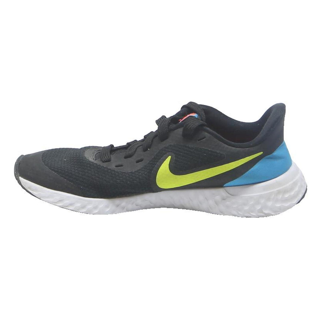 NIKE Revolution Womens Running Trainers Synthetic UK 6 Black Yellow Blue