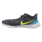 NIKE Revolution Womens Running Trainers Synthetic UK 6 Black Yellow Blue