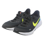 NIKE Revolution Womens Running Trainers Synthetic UK 6 Black Yellow Blue