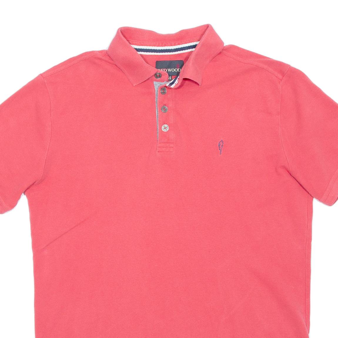 REDWOOD Mens Polo Shirt Pink M