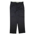 DICKIES Mens Trousers Black Regular Tapered W36 L32