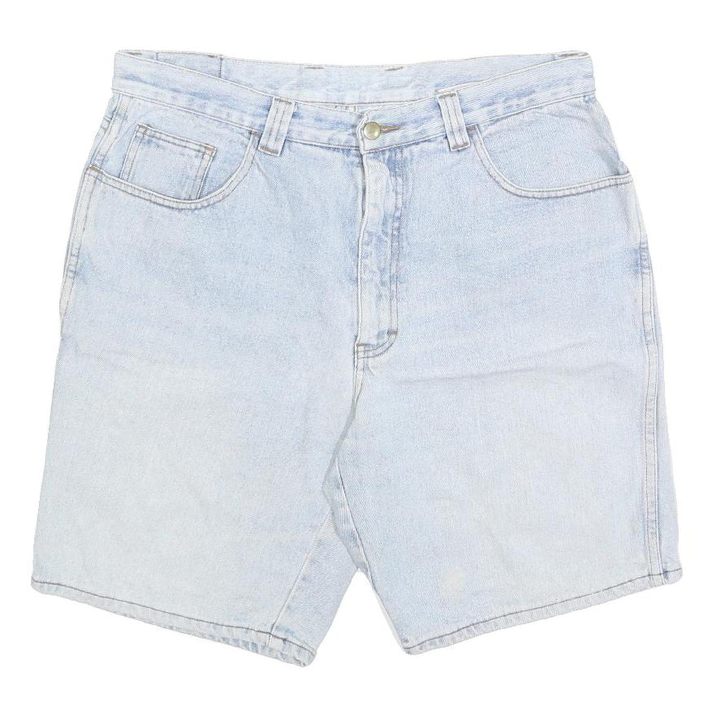 BLUE ZONE Mens Shorts Blue Casual Denim M W34 Summer Wear