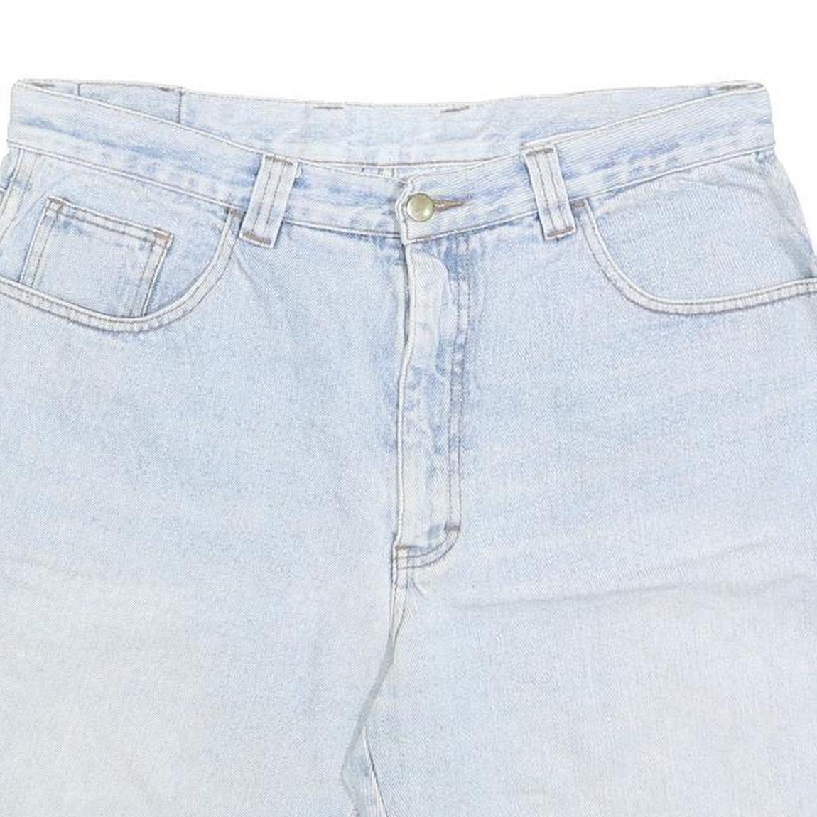 BLUE ZONE Mens Shorts Blue Casual Denim M W34 Summer Wear