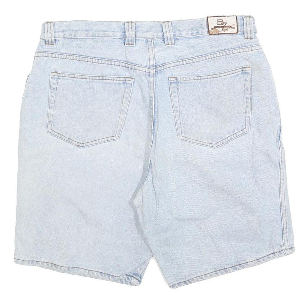 BLUE ZONE Mens Shorts Blue Casual Denim M W34 Summer Wear