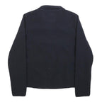 SWITCHER Womens Navy Blue Jacket M Polyester Zip Plain Casual Lightweight