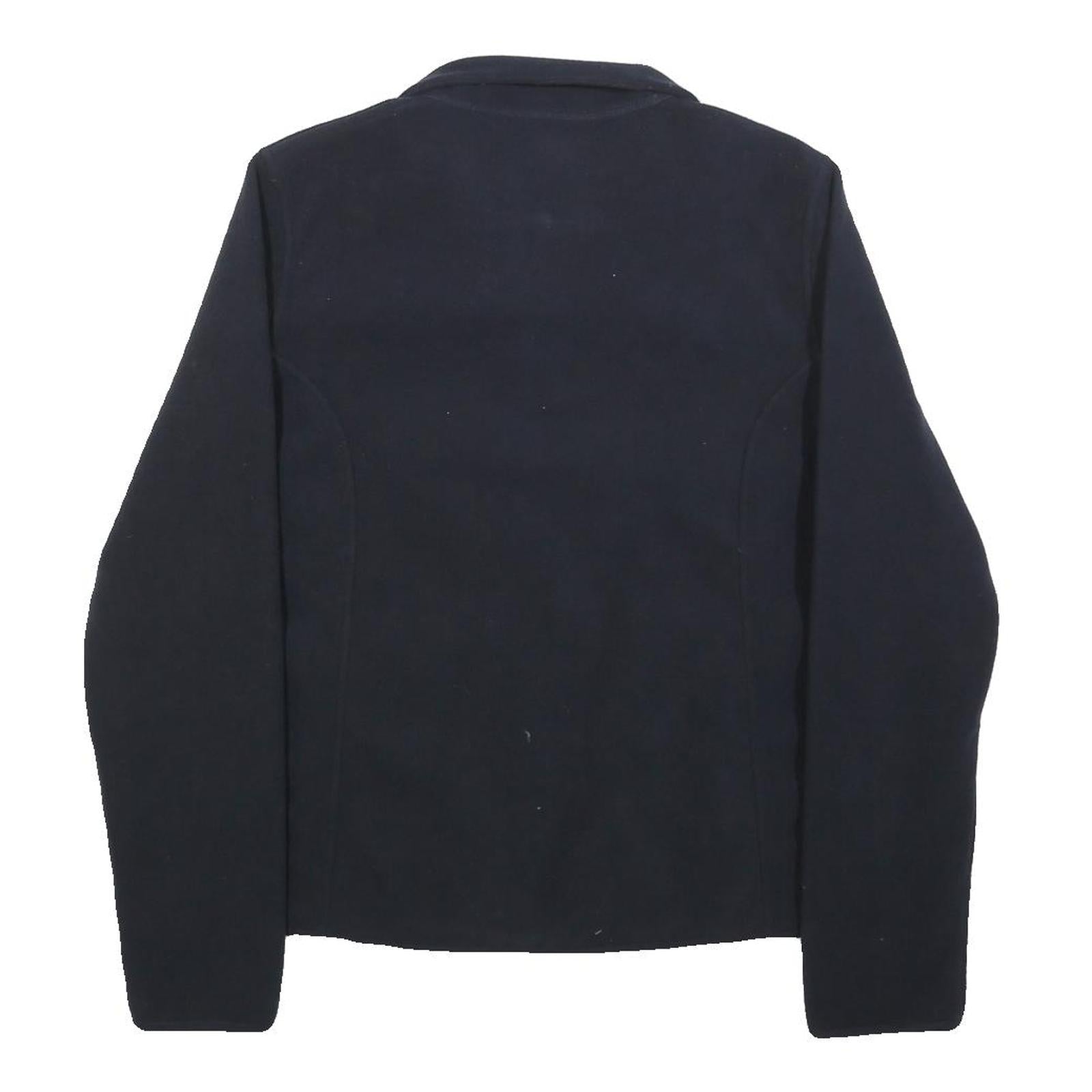 SWITCHER Womens Navy Blue Jacket M Polyester Zip Plain Casual Lightweight