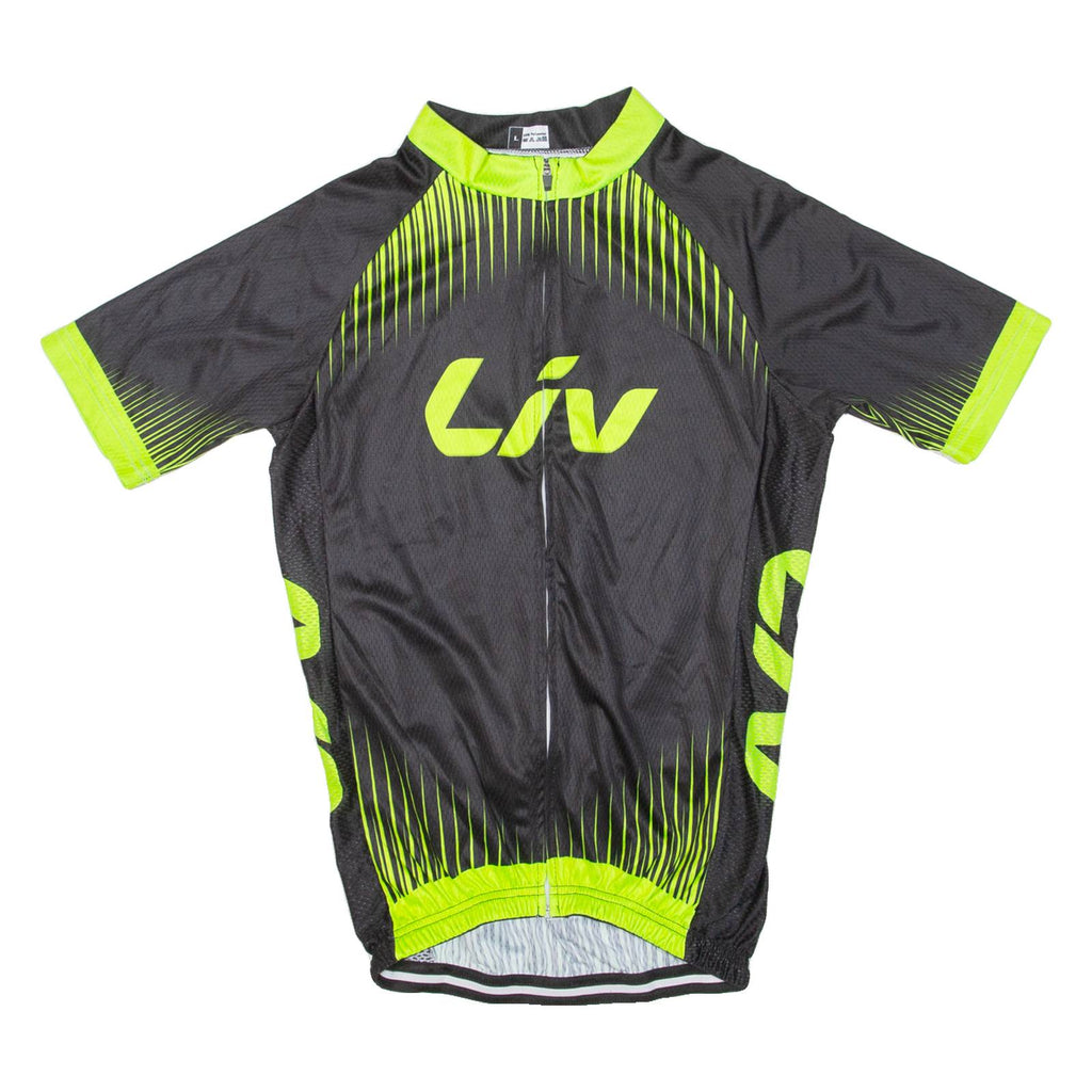 Cycling Mens Jersey Black Full Zip L